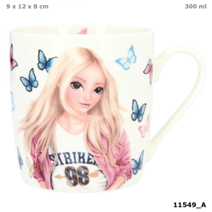 Depesche 11549 TOP Model - BUTTERFLY - Tasse (300 ml)