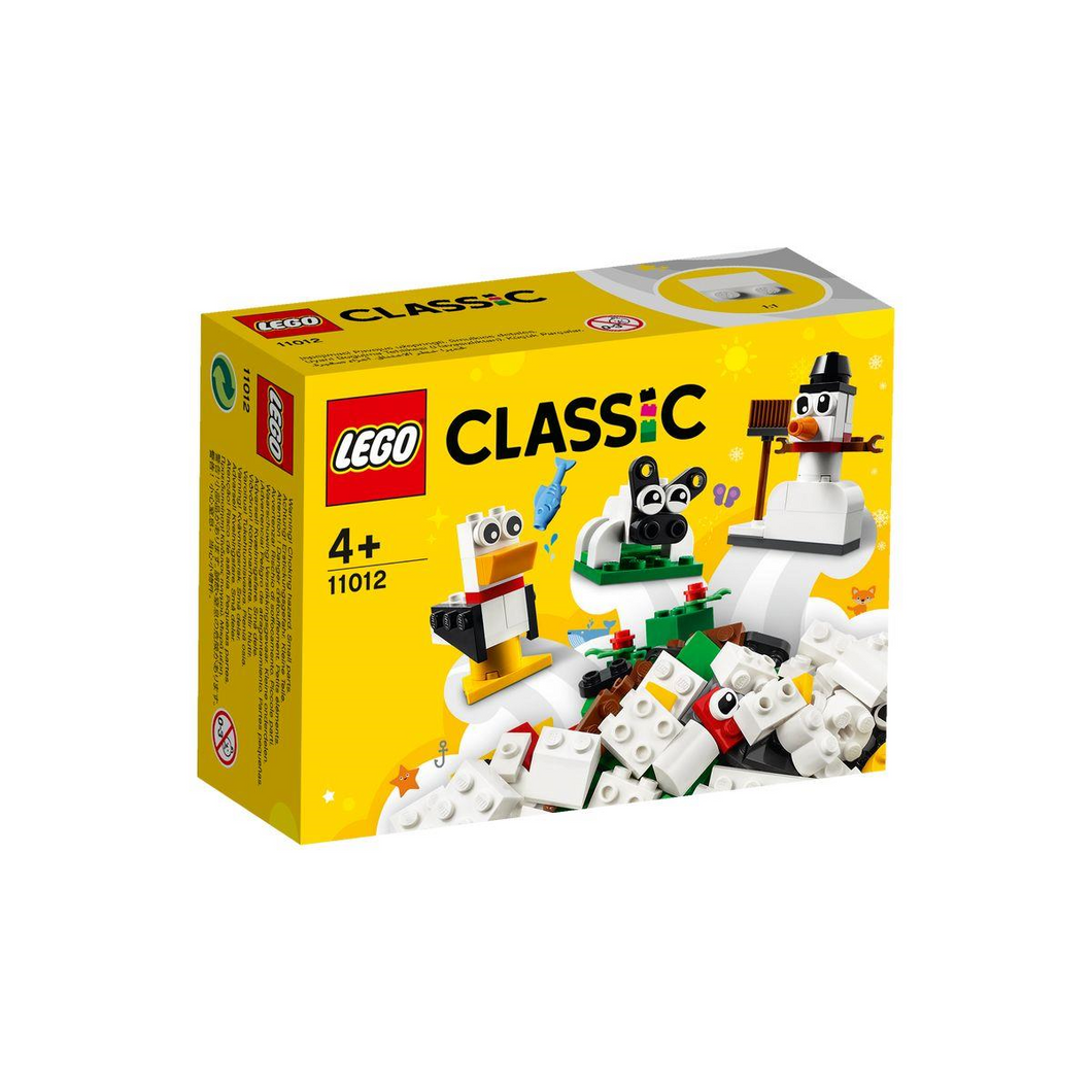 LEGO 11012 Classic - Kreativ Bauset mit weißen Steinen