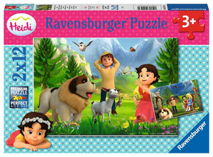 Ravensburger 05143 Kinder-Puzzle - # 12 - Heidi - Gemeinsame Zeit in den Bergen