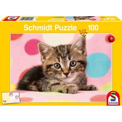 Schmidt Spiele 56249 Kinderpuzzle - # 100 - Süßes Katzenkind