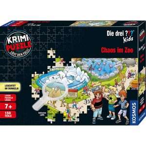 Kosmos 069799 Die 3 Fragezeichen ??? Kids - # 150 - Krimi-Puzzle - Chaos im Zoo