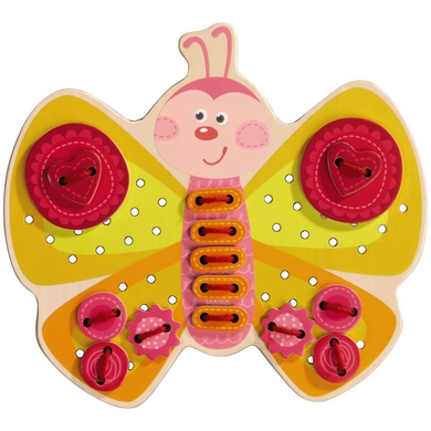 Haba 301124 Fädelspiel Schmetterling
