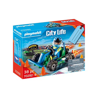 Playmobil 70292 City Action - Geschenkset Go Kart-Rennen