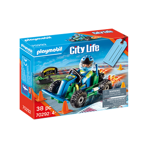 Playmobil 70292 City Action - Geschenkset Go Kart-Rennen