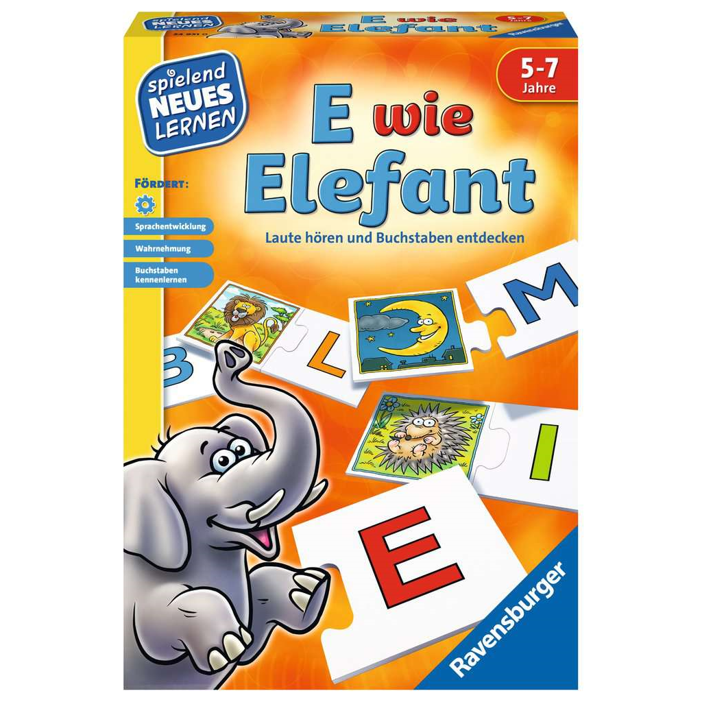 Ravensburger 24951 Spielend Neues Lernen - E wie Elefant