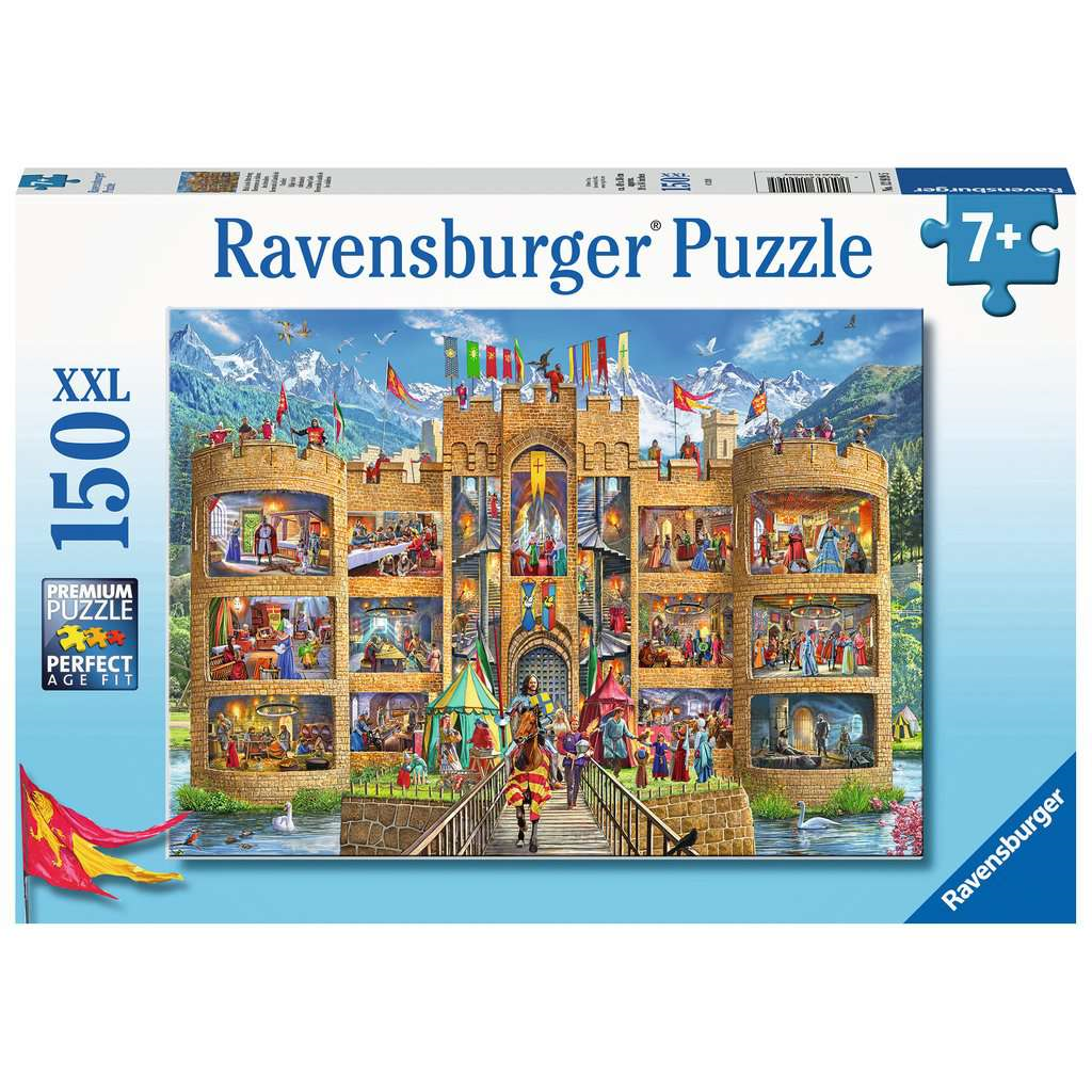 Ravensburger 12919 Kinder-Puzzle - # 150 - Blick in die Ritterburg