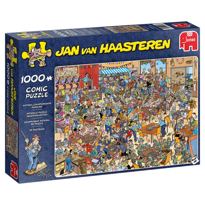 Jumbo Spiele 19090 Jan van Haasteren - # 1000 - Nationale Puzzle-Meisterschaften