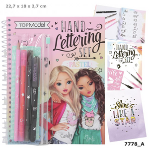 Depesche 7778 TOP Model - Handlettering - Malbuch und Stifteset