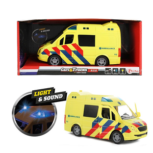 Toi-toys 23415A Krankenwagen Niederlande - Friktion - Licht - Sound