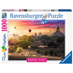 Ravensburger 151530 Puzzle Puzzle Puzzle - Heißluftballons über Myanmar - 1000 Teile