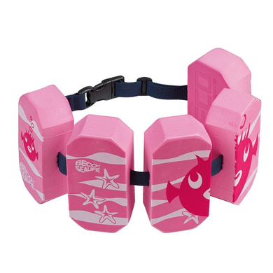 BECO Beermann 96071-4 PINK BECO - Schwimmgürtel 5Pads Sealife pink- 2-6