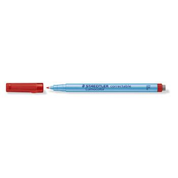 Staedtler Mars 305F-2 Staedtler - Folienstift Lumocolor correctable non-permanent - F rot