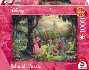 Schmidt Spiele 59474 Erwachsenenpuzzle - # 1000 - Disney Dornröschen Thomas Kinkade