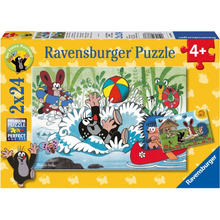 Ravensburger 8863 Kinder-Puzzle - Der Maulwurf - Urlaub mit Maulwurf und seinen Freunden