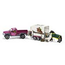 Schleich 42346 Horse Club - Pick-up mit Pferdeanhänger