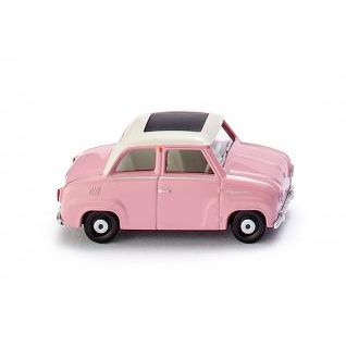 Wiking-Modellbau 018499 Wiking - Klassik Edition 1:87 - Glas Goggomobil Faltdach (geschlossen) - altrosa