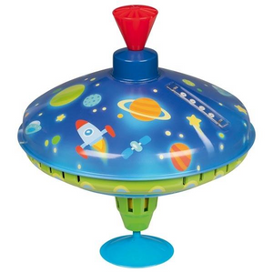 goki 53800 Spiele - Brummkreisel LED Weltall