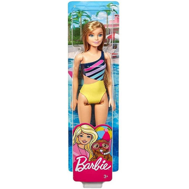 Mattel GHW41 Barbie - Beachpuppe mit Badeanzug