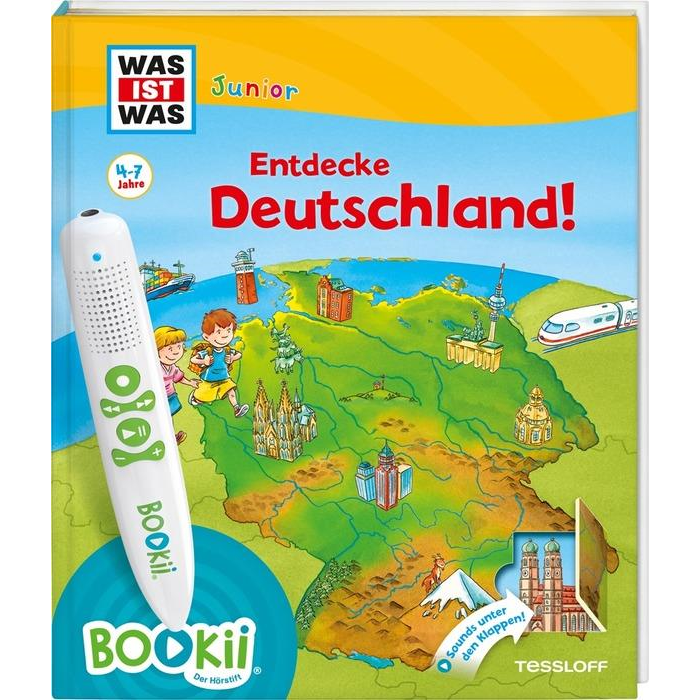 Tessloff 67488 BOOKii - WAS IST WAS Junior - Entdecke Deutschland!