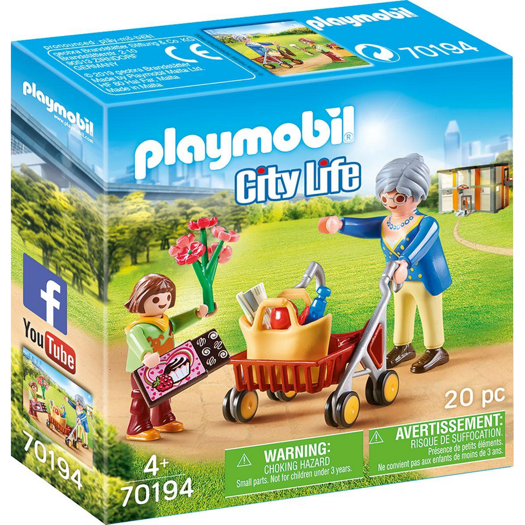 Playmobil 70194 City Life - Oma mit Rollator