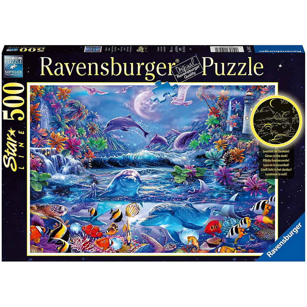 Ravensburger 15047 Erwachsenen-Puzzle - # 500 - Star Line - Im Zauber des Mondlichts