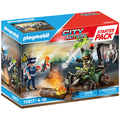 Playmobil 70817 City Action - Starter Pack Polizei: Gefahren