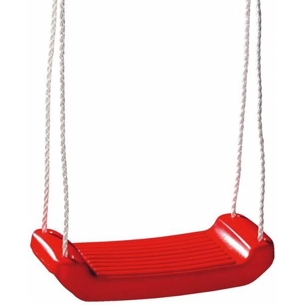 RCEE GmbH 73200 Izzy RCEE Brettschaukel aus Kunststoff - TÜV/GS geprüft - ca. 42 x 18 cm - rot