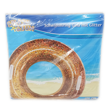 VEDES 0077503366 Splash & Fun - Schwimmring Gold mit Glitter