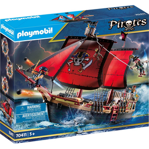 Playmobil 70411 Pirates - Totenkopf-Kampfschiff