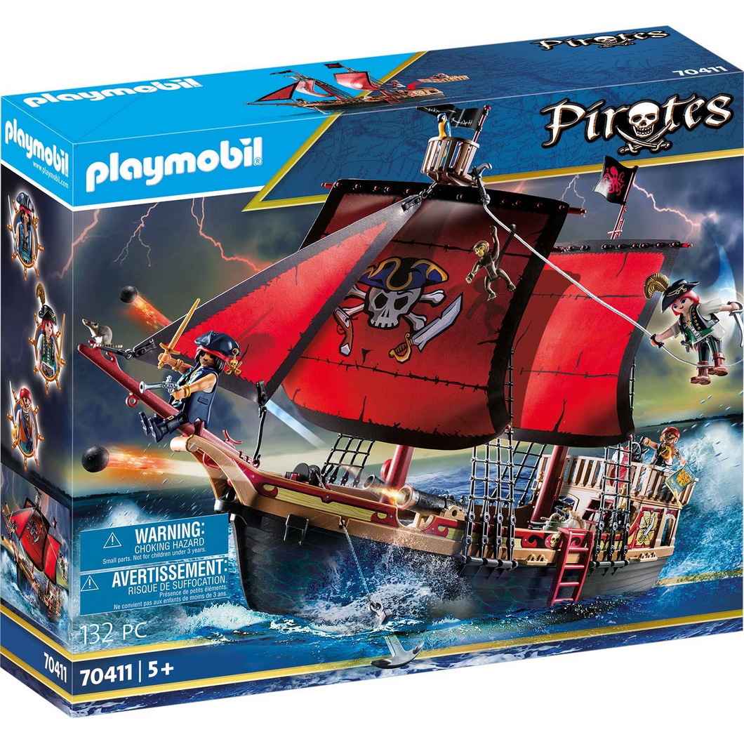 Playmobil 70411 Pirates - Totenkopf-Kampfschiff