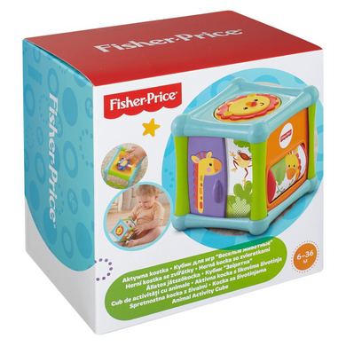 Mattel BFH80 Fisher Price - Tierfreunde Spielwürfel