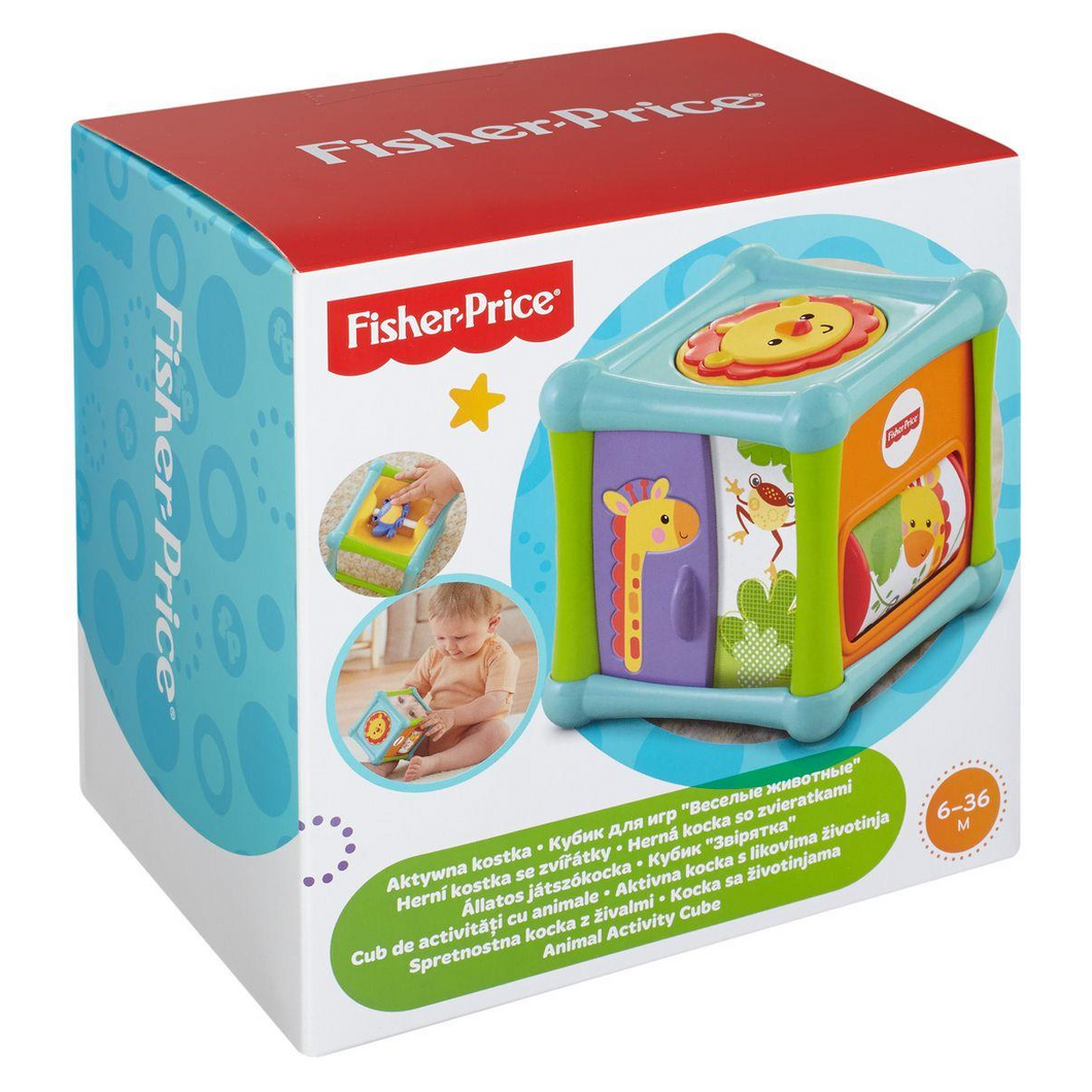 Mattel BFH80 Fisher Price - Tierfreunde Spielwürfel