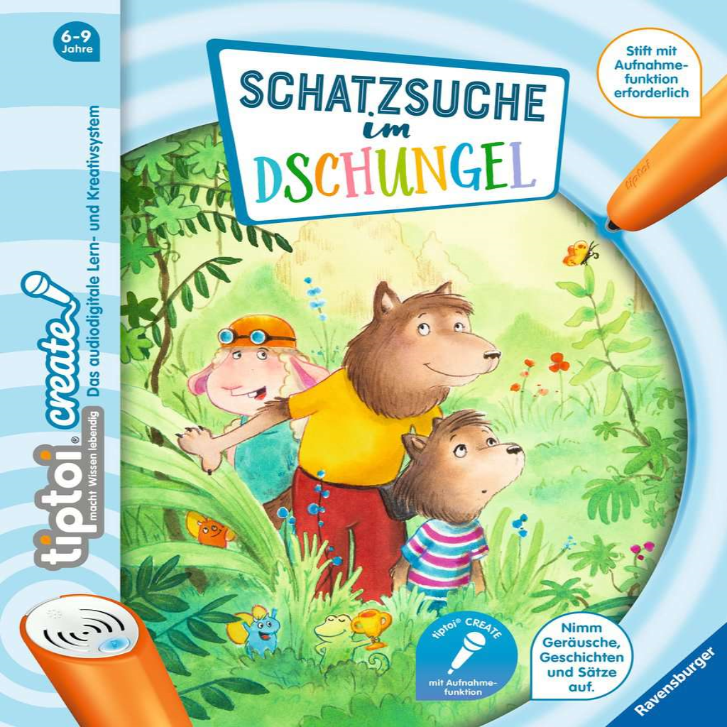 Ravensburger 00905 tiptoi - CREATE - Schatzsuche im Dschungel