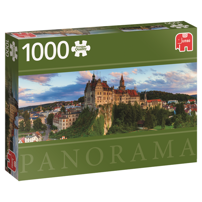 Jumbo Spiele 18520 Jumbo Puzzle - # 1000 - Schloss Sigmaringen - Deutschland - Panorama
