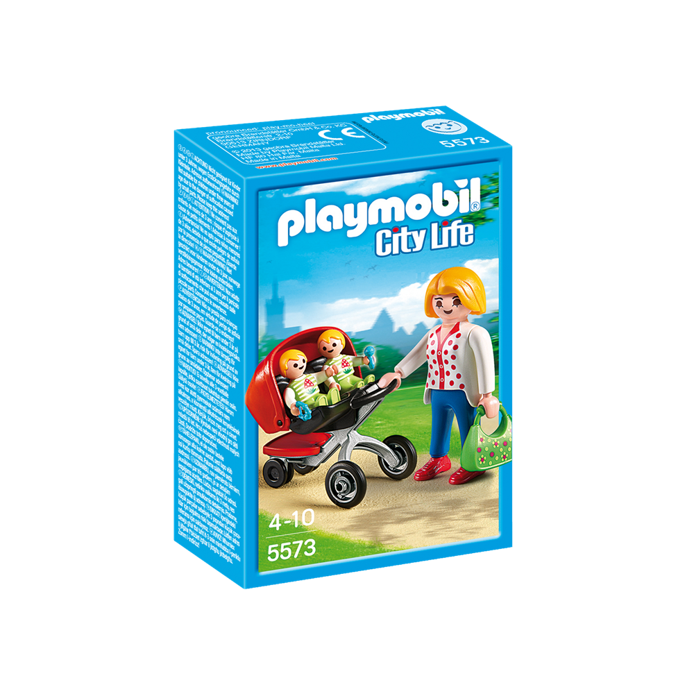 Playmobil 5573 City Life - Kindertagesstätte - Zwillingskinderwagen