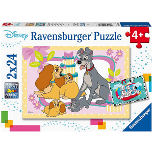 Ravensburger 05087 Kinder-Puzzle - # 24 - Disney - Disneys liebste Welpen