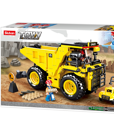 Sluban M38-B0806 Baustelle - Riesen-Kipplaster - 416 Teile