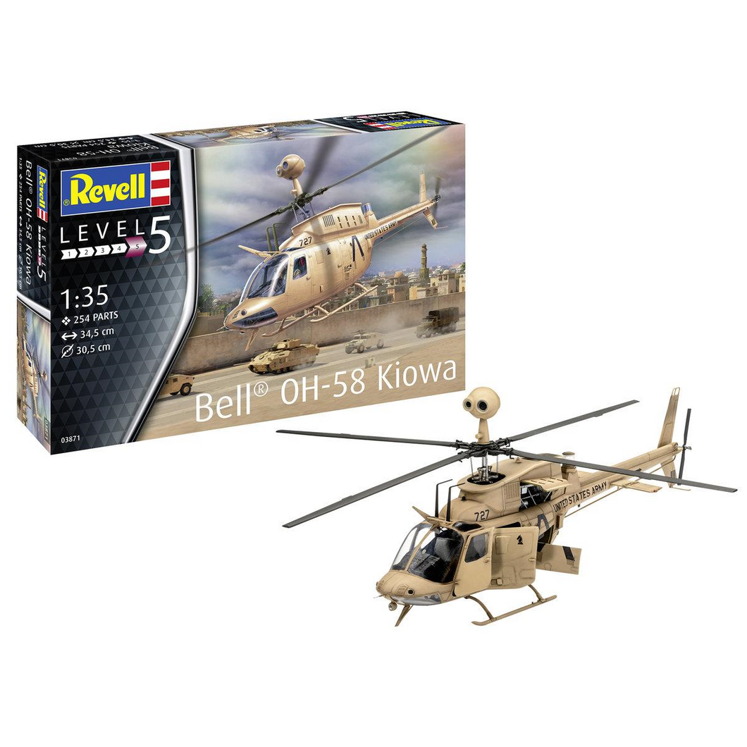 Revell 03871 Plastik-Modellbau - OH-58 Kiowa