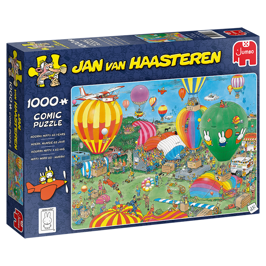 Jumbo Spiele 20024 Jan van Haasteren - # 1000 - Miffy 65 Jahre hurra! Jubiläum