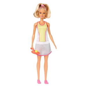 Mattel DVF50 Barbie - Ich wäre gern Tennisspielerin Puppe