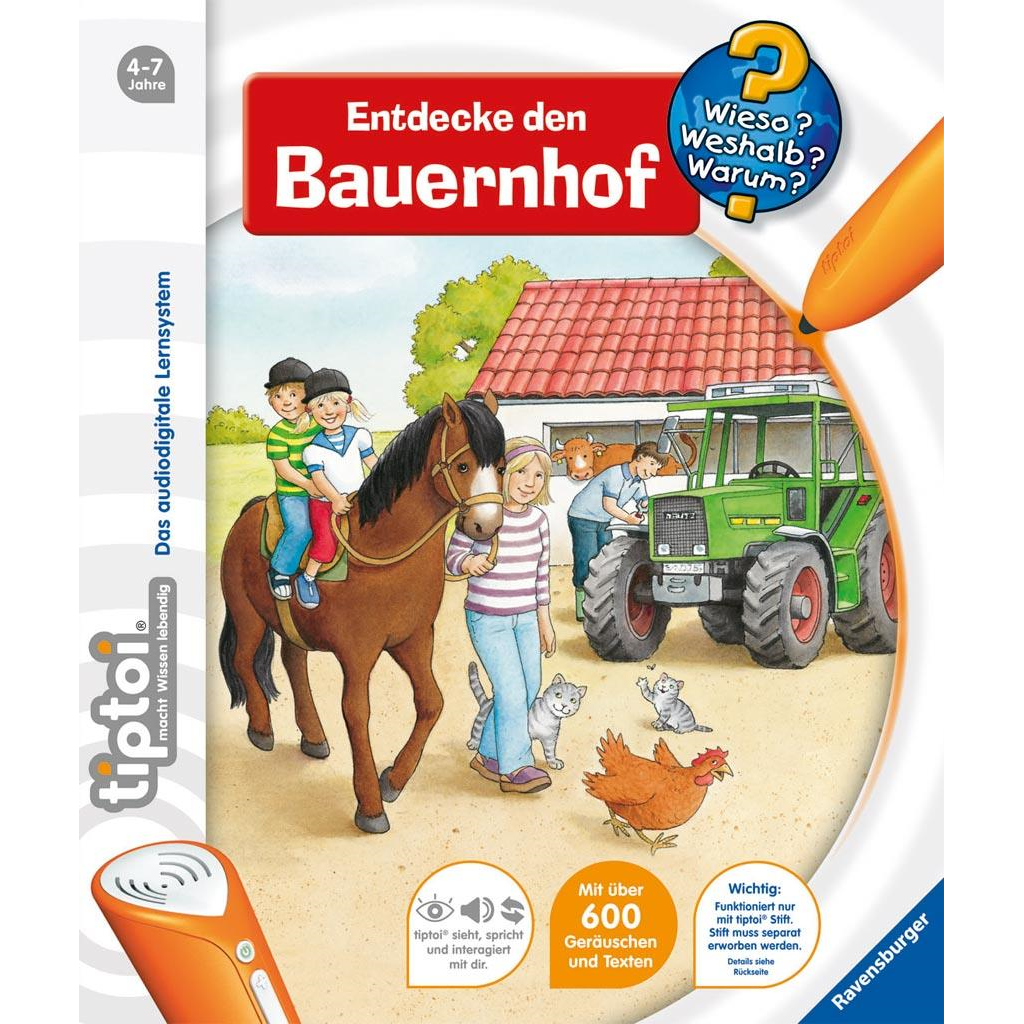 Ravensburger 32900 tiptoi - Band  1 - Wieso Weshalb Warum - Bauernhof