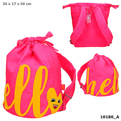 Depesche 010186 TOP Model - Rucksack HELLO - pink
