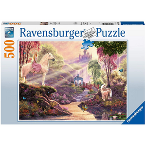 Ravensburger 15035 Erwachsenen-Puzzle - 500 Teile Puzzle - # 500 - Märchenhafte Flussidylle
