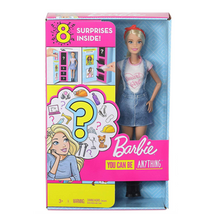 Mattel GLH62 Barbie - You can be anything - Puppe + Überraschungsmoden + Accessoires