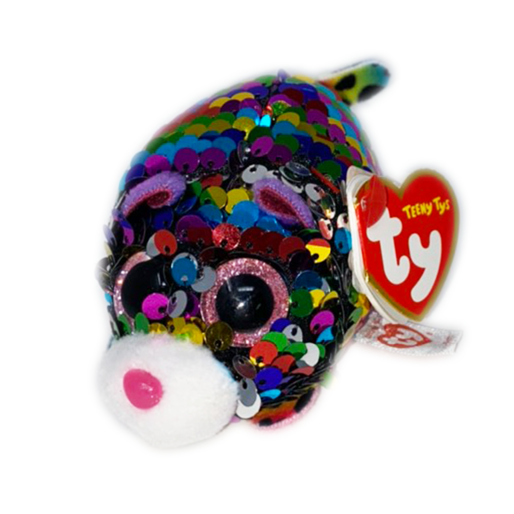Ty 42401 Flippables Teeny Tys - Leopard - Dotty - mit Pailletten