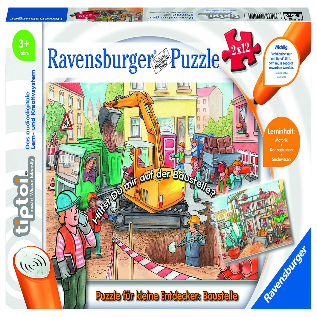 Ravensburger 49 tiptoi 000 - Baustelle Puzzle