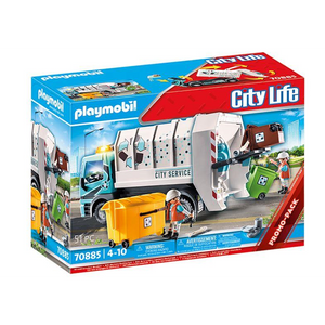 Playmobil 70885 City Life - Müllfahrzeug mit Blinklicht