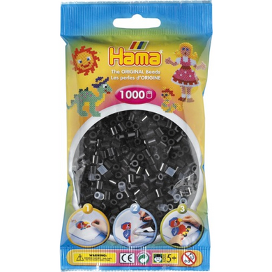 Malte Haaning 207-18 Hama - Bügelperlen - schwarz - 1000 Stück