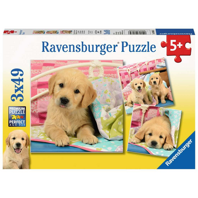 Ravensburger 8065 Kinder-Puzzle - # 49 - Kuschelige Hündchen