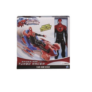 Hasbro A8491 Spiderman - Helden des Titan - Spiderman mit Turbo-Racer
